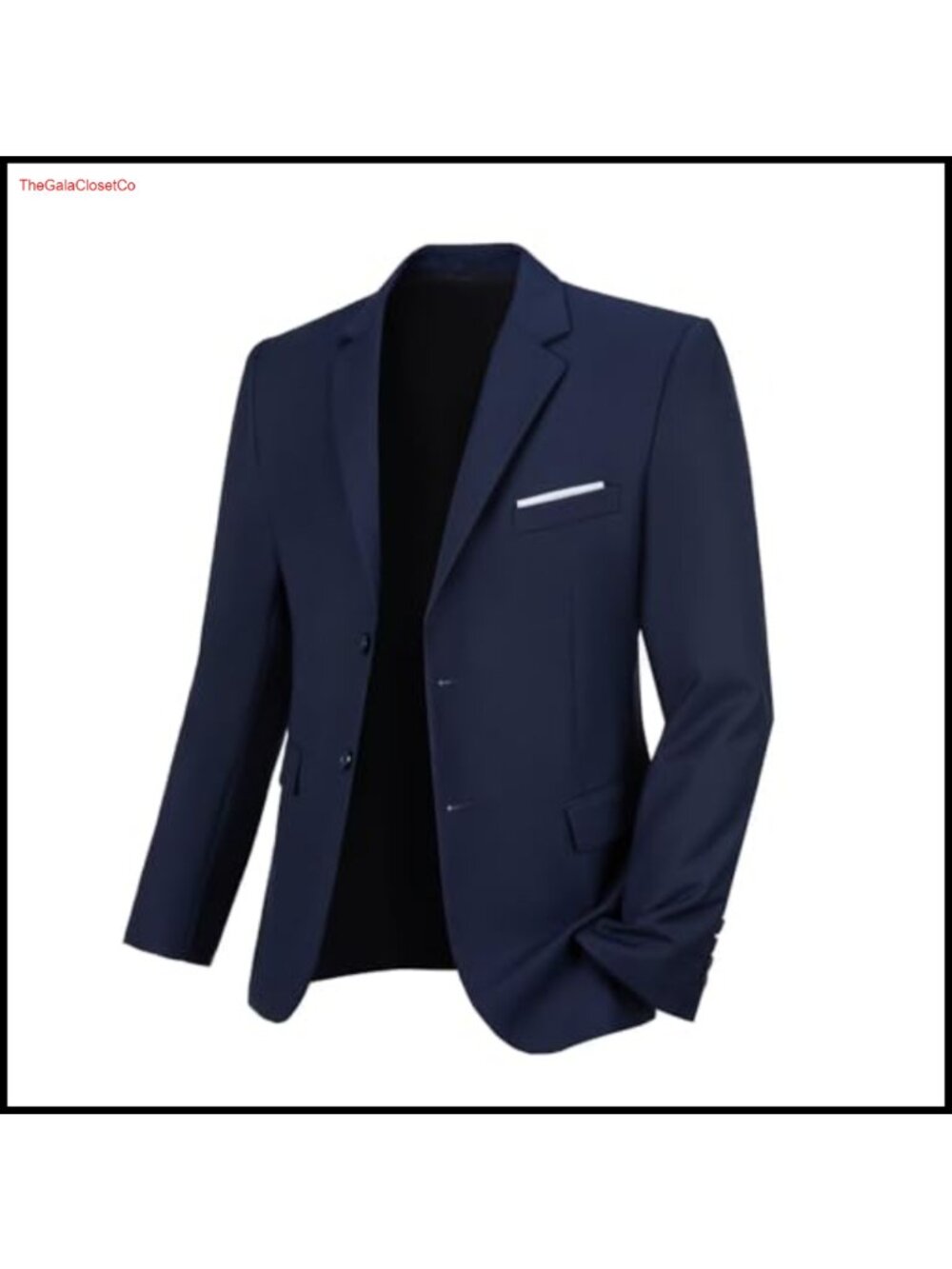 Men's Slim Fit Tuxedo Blazer Jacket Polyester Viscose Formal Wedding Prom